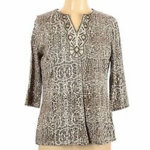 Coldwater Creek India-inspired tunic women’s size 8